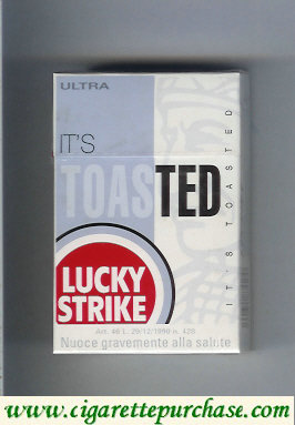 Lucky Strike Ultra It's Toasted cigarettes hard box